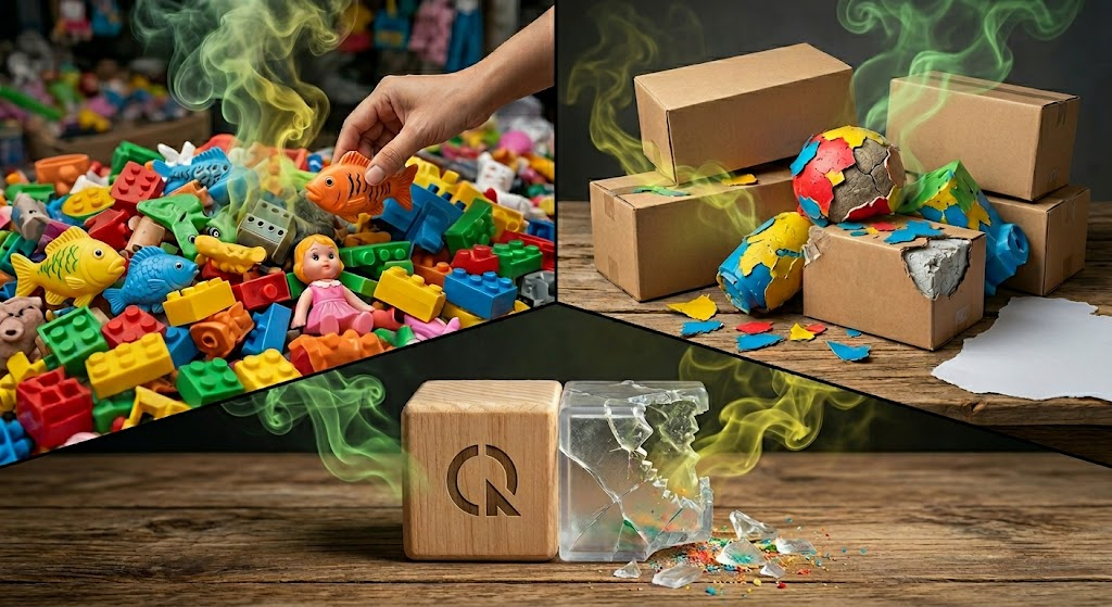Đừng để thói quen mua sắm ham rẻ, tin lầm nhãn mác hay chọn sai độ tuổi vô tình biến đồ chơi nhựa thành mối nguy hại khôn lường cho sức khỏe của con bạn.