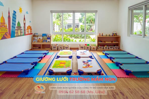 Mẫu Giường Lưới Mầm Non Cho Các Bé Cho Năm Học Mới Sắp Đến