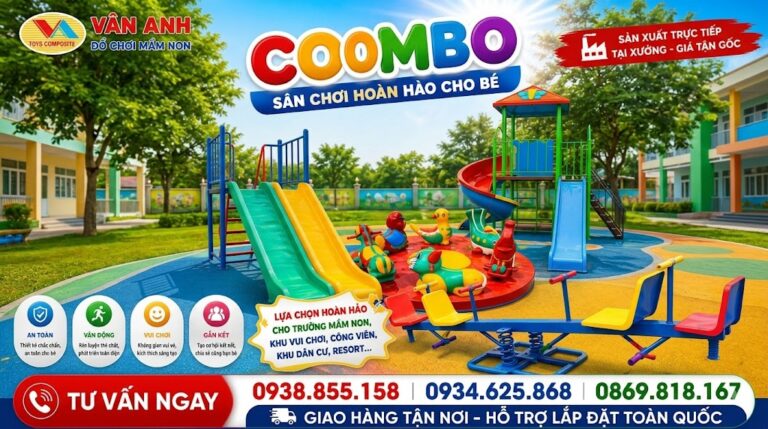 Vì sao Combo sân chơi mầm non ngày càng được lựa chọn thay cho đồ chơi lắp đặt riêng lẻ?