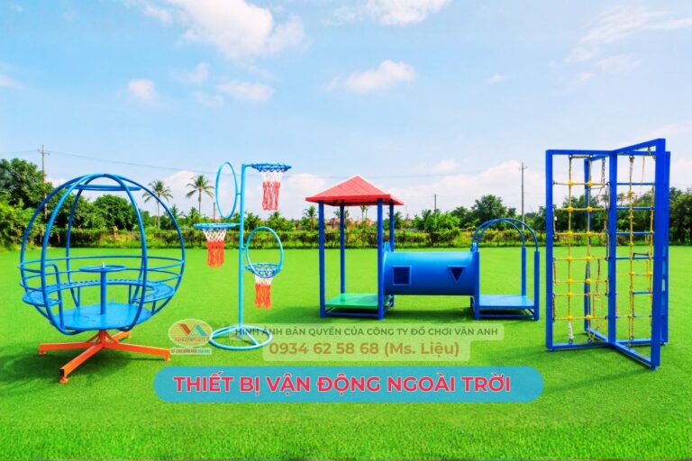 Gợi ý 4 thiết bị đồ chơi thông dụng trong thiết kế sân chơi trẻ em ngoài trời