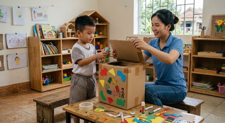 3 Cách Làm Thùng Rác Mini Cho Lớp Học Từ Thùng Carton Và Chai Nhựa