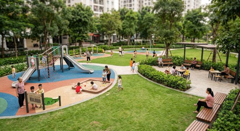 Sân Chơi Ngoài Trời Nên Có Bao Nhiêu Khu Vực Chơi Là Hợp Lý?