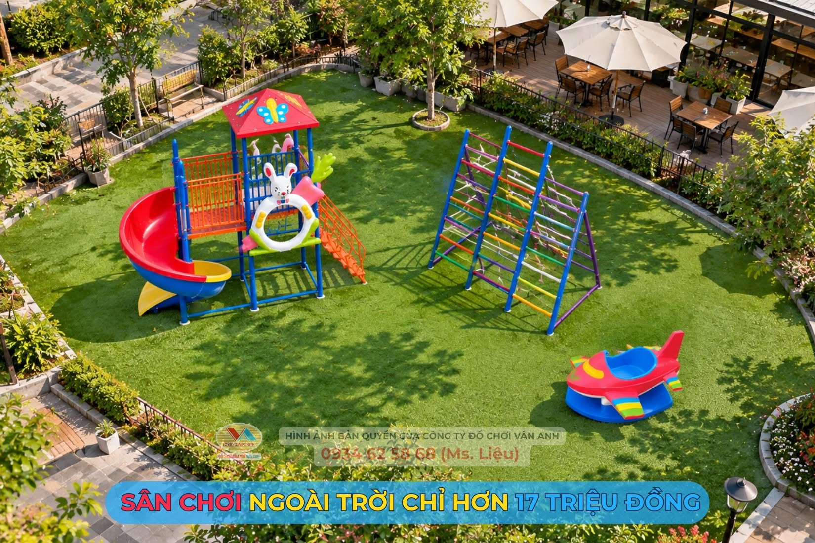 Cách các cụm thiết bị được phân bổ trên cùng một mặt bằng thay vì tập trung vào một điểm.