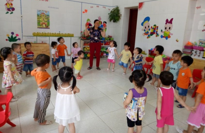 Các hoạt động vui chơi giải trí hàng tuần tại lớp của bé mầm non