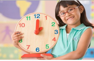 Tập thói quen sinh hoạt học tập đúng giờ giấc cho bé